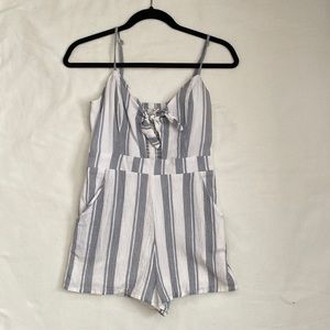Sky and Sparrow Romper with pockets